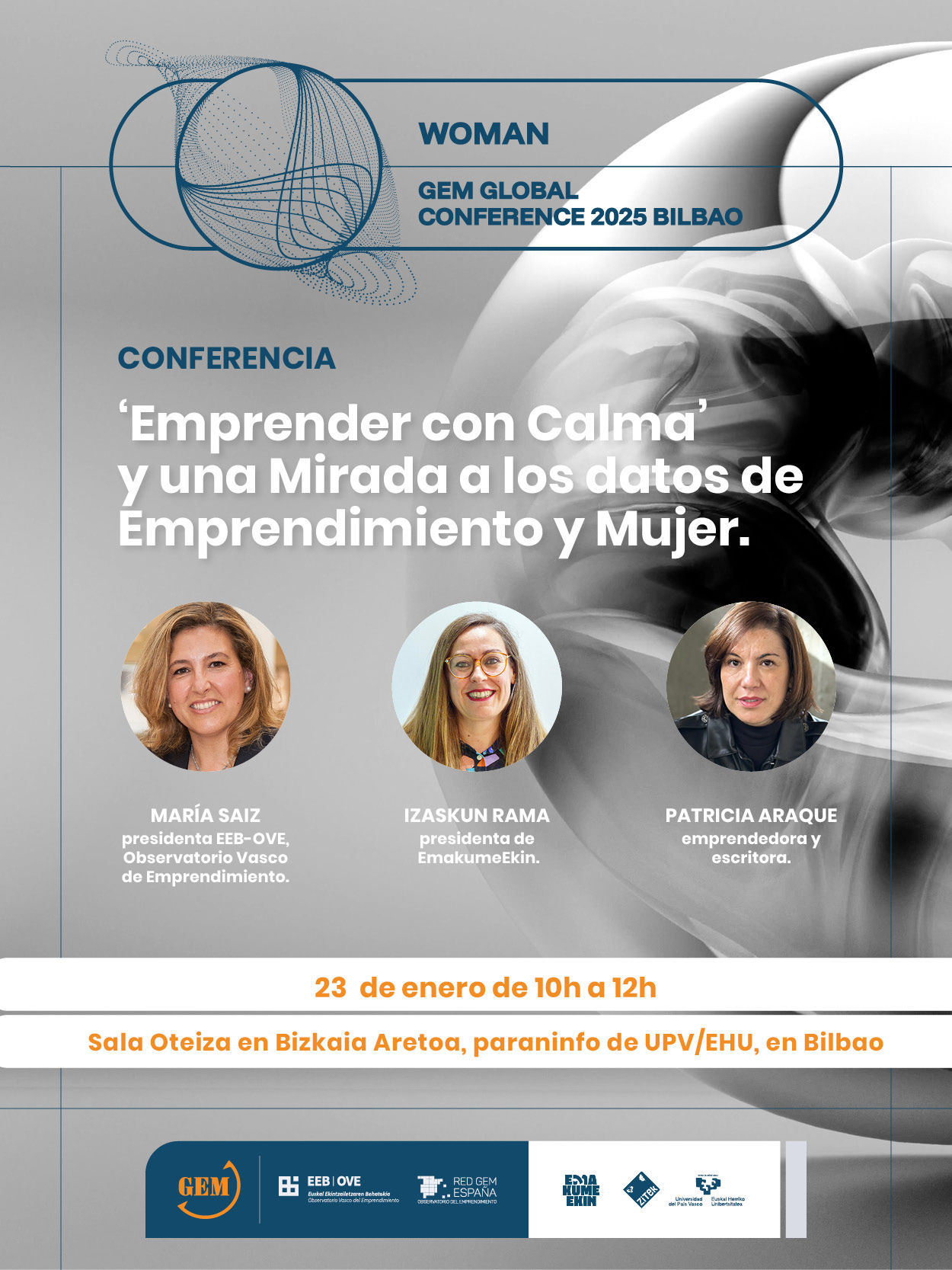 Emprender con calma y una mirada a los datos sobre Emprendimiento y Mujer
