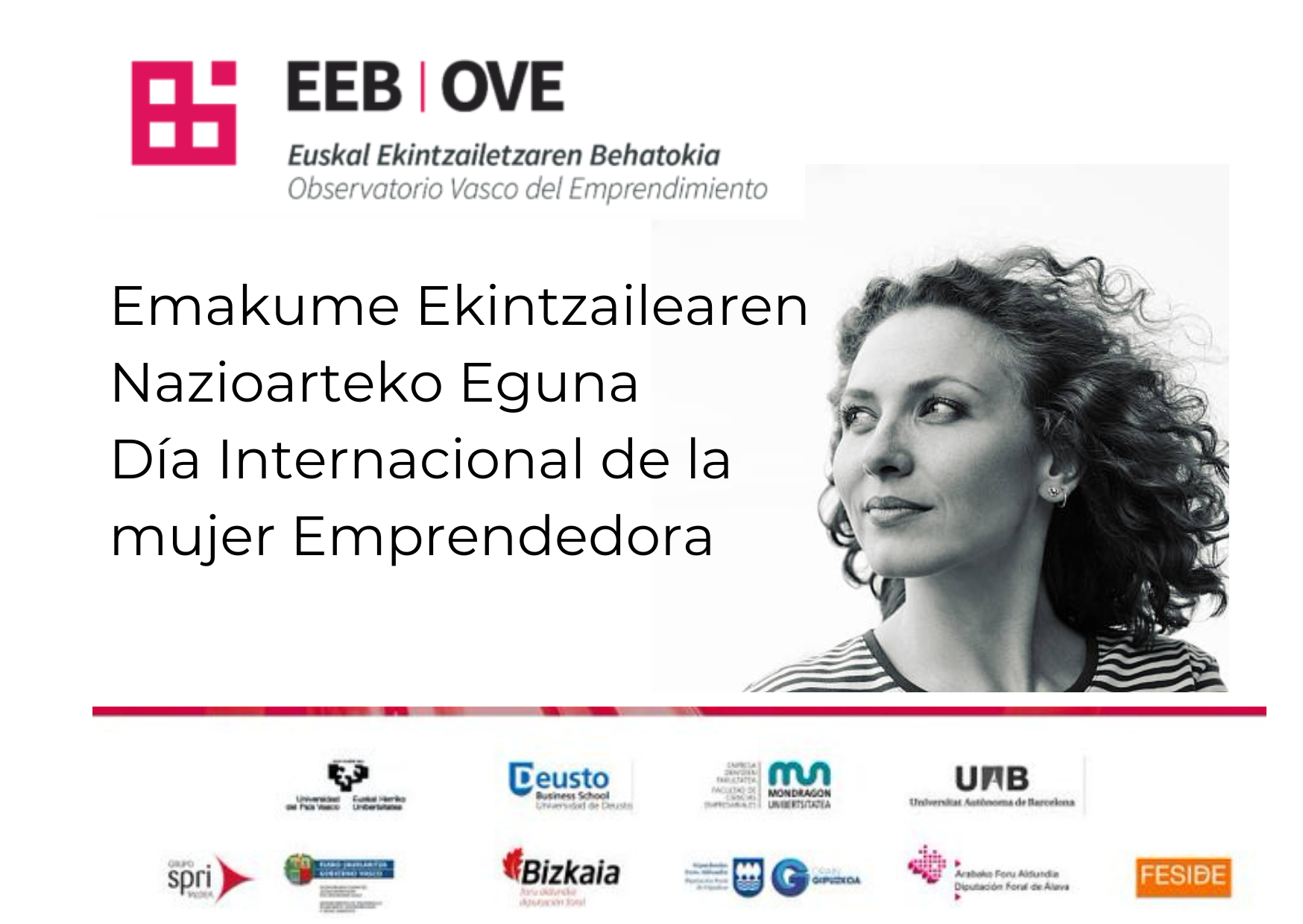 Día Internacional de la Mujer Emprendedora / Emakume Ekintzailearen Nazioarteko Eguna